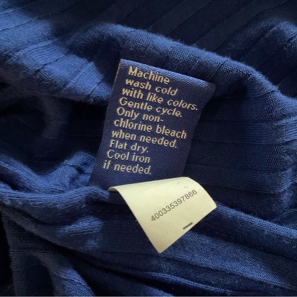 Apt 9 Cobalt Blue Short Sleeve Top, Women’s Sz S - Daisy Infinity Scarf - Picture 12 of 12